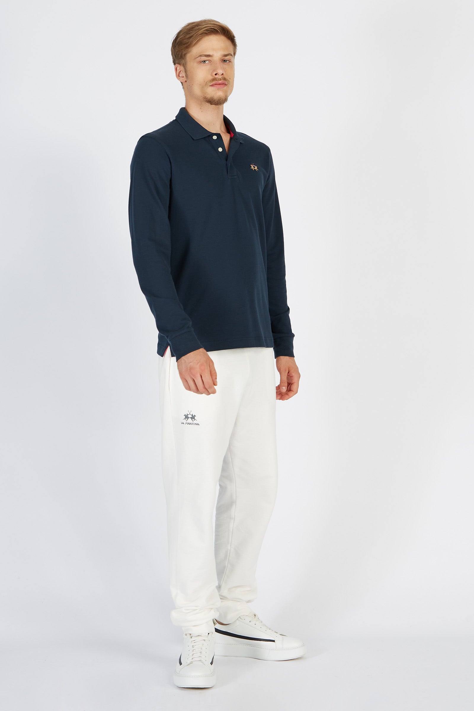 MAN POLO L/S PIQUET STRETCH