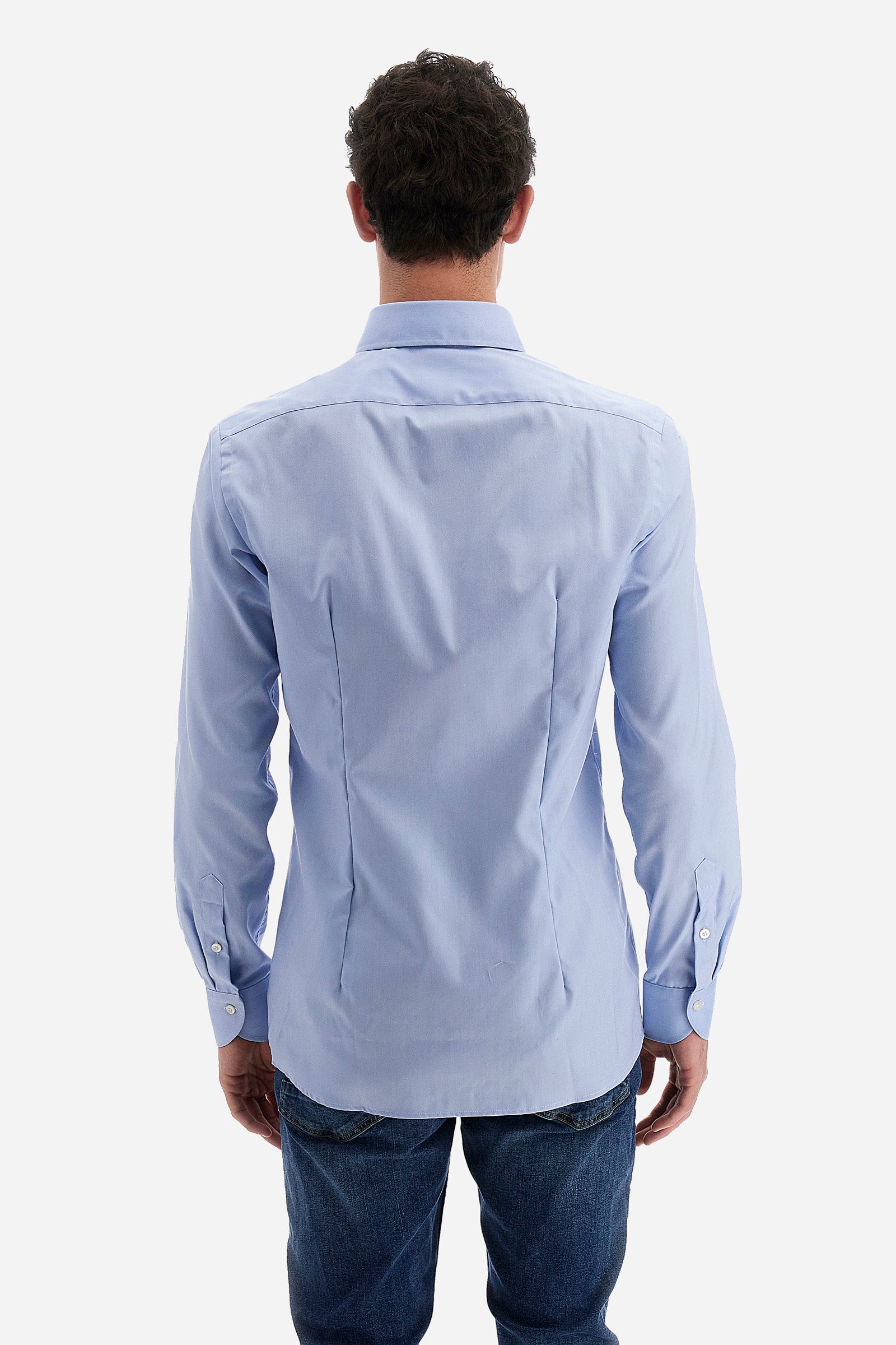 Chemise classique de coton à manches longues pour homme - Passion