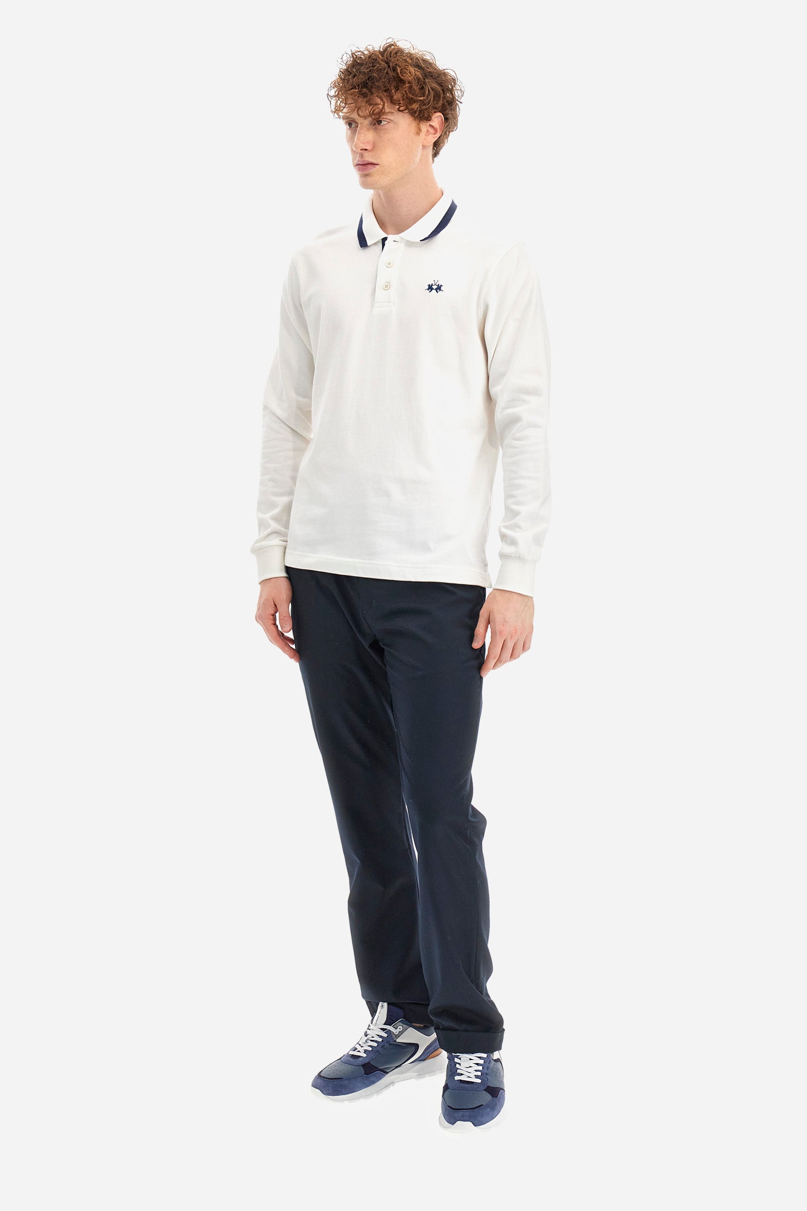 Polo uomo regular fit - Windy - Off White