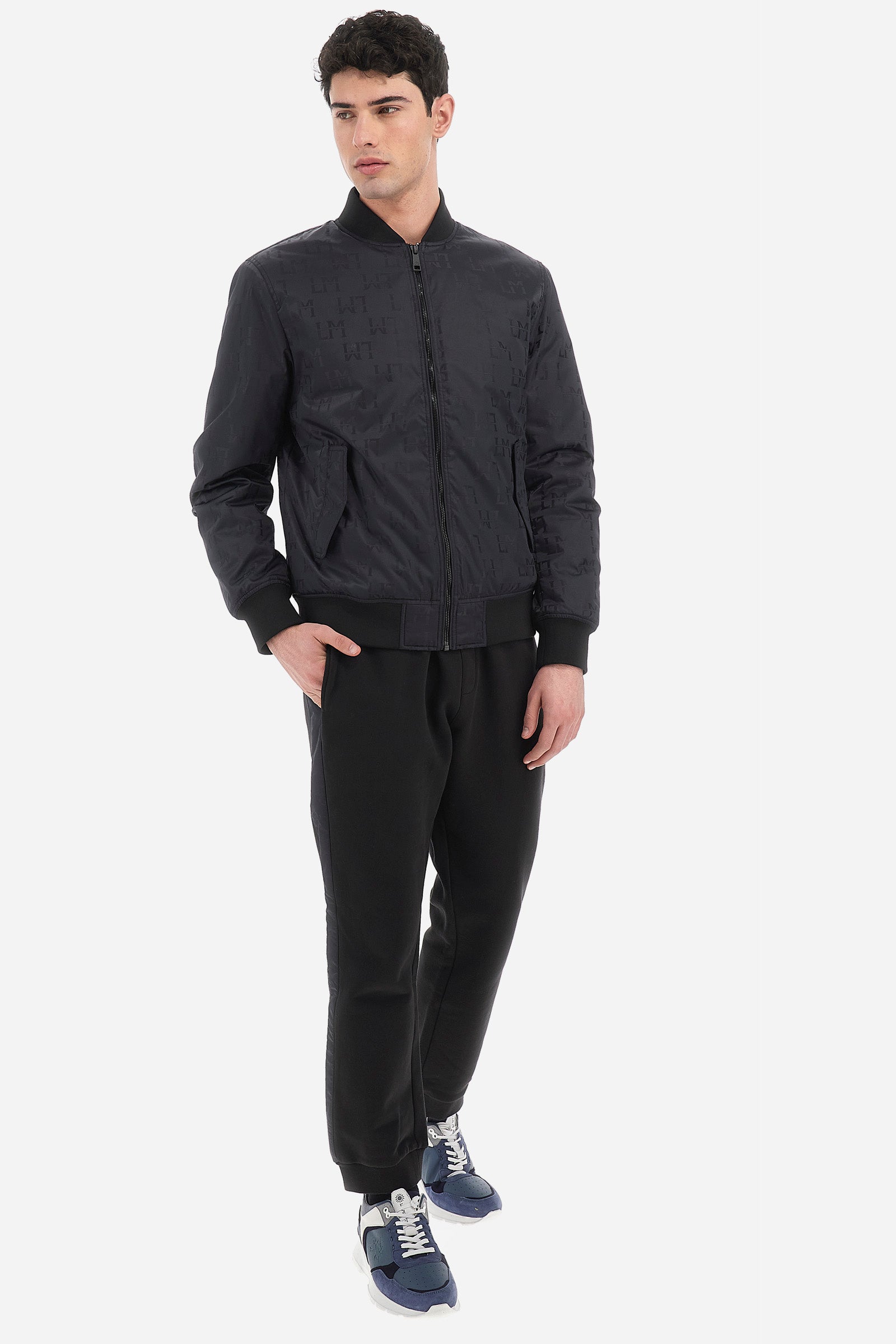 Outdoor bomber uomo regular fit - Witold - Black