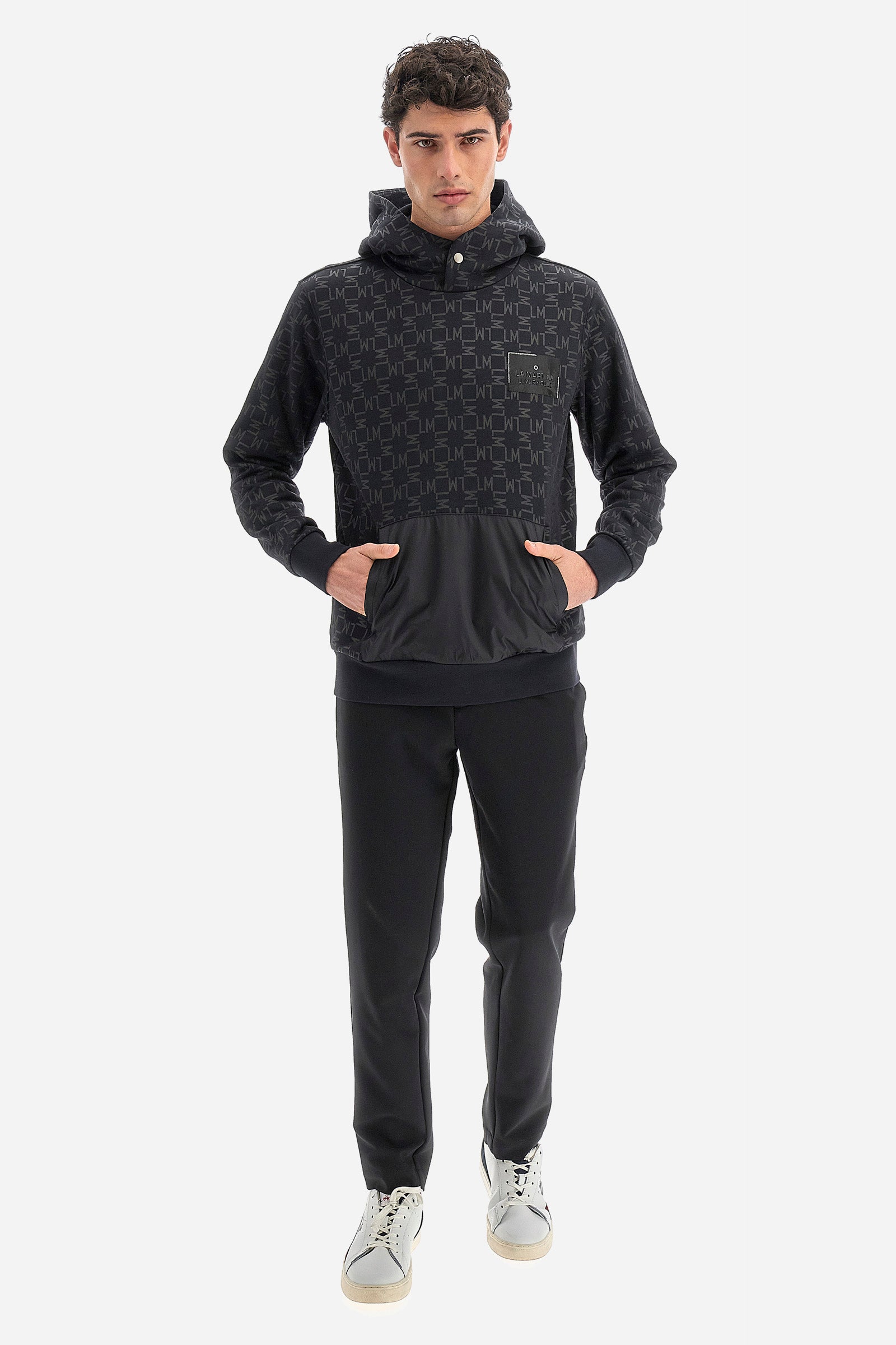 Felpa uomo regular fit - Westen - Black/Black