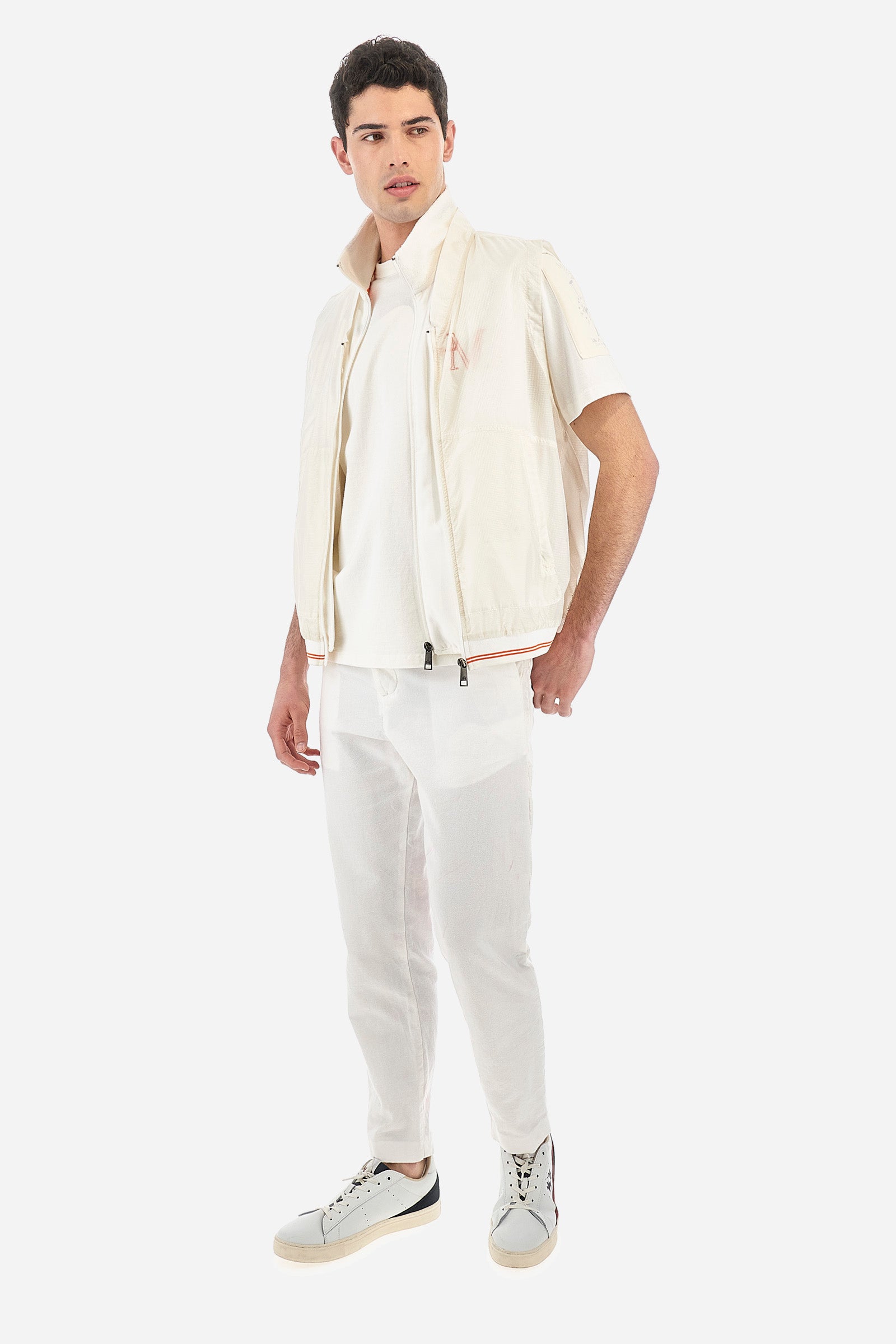 Gilet da uomo collo alto e zip regular fit- Vermont - Transparent
