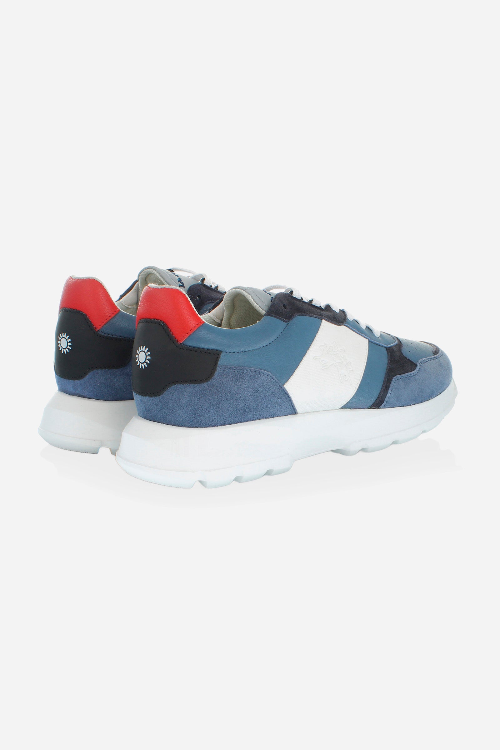 MAN SUEDE RUNNING - BLUE/BLUE