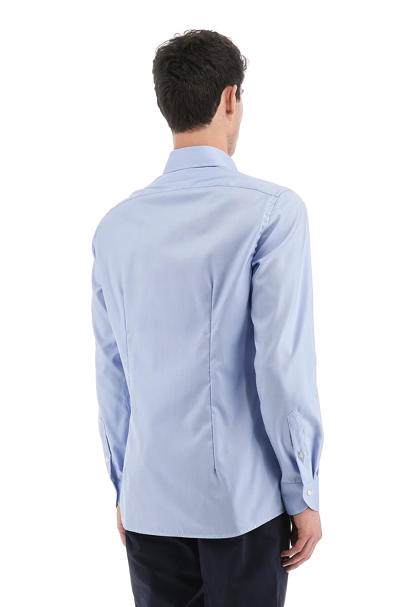 Chemise de style classique pour homme en coton à manches longues - Paternò