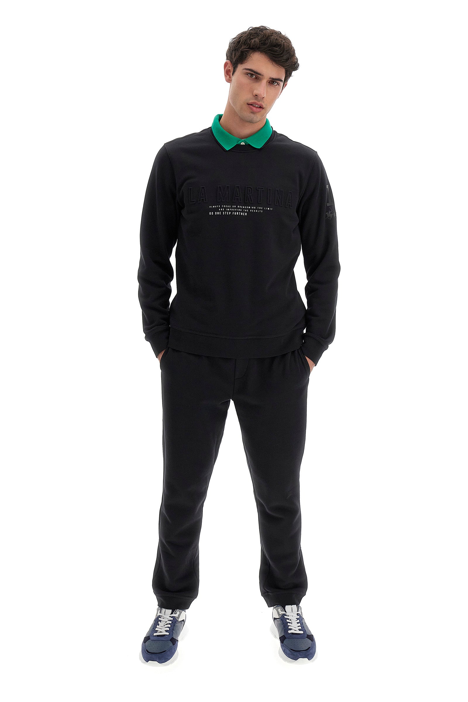 Felpa uomo regular fit - Wei - Black