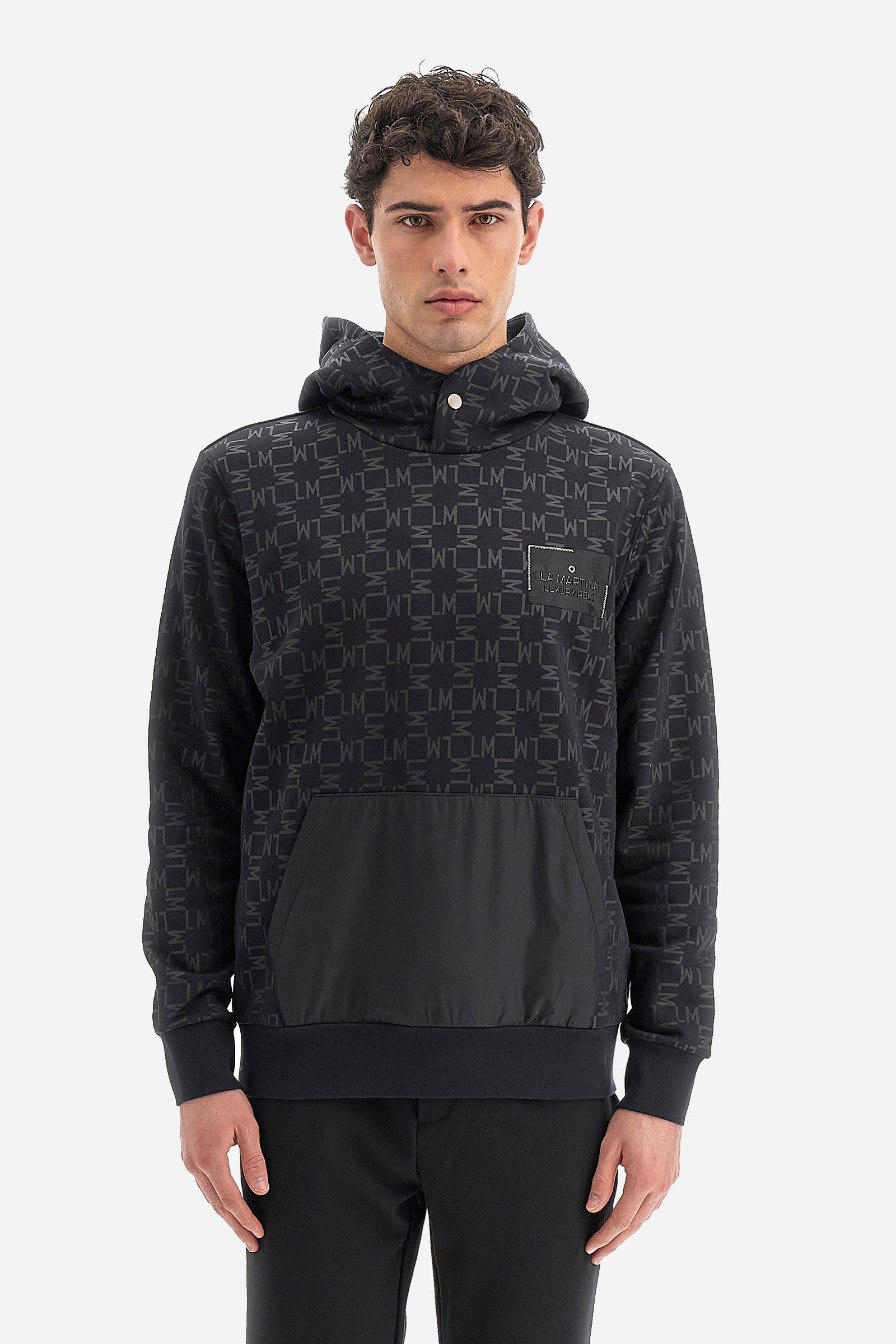 Felpa uomo regular fit - Westen - Black/Black