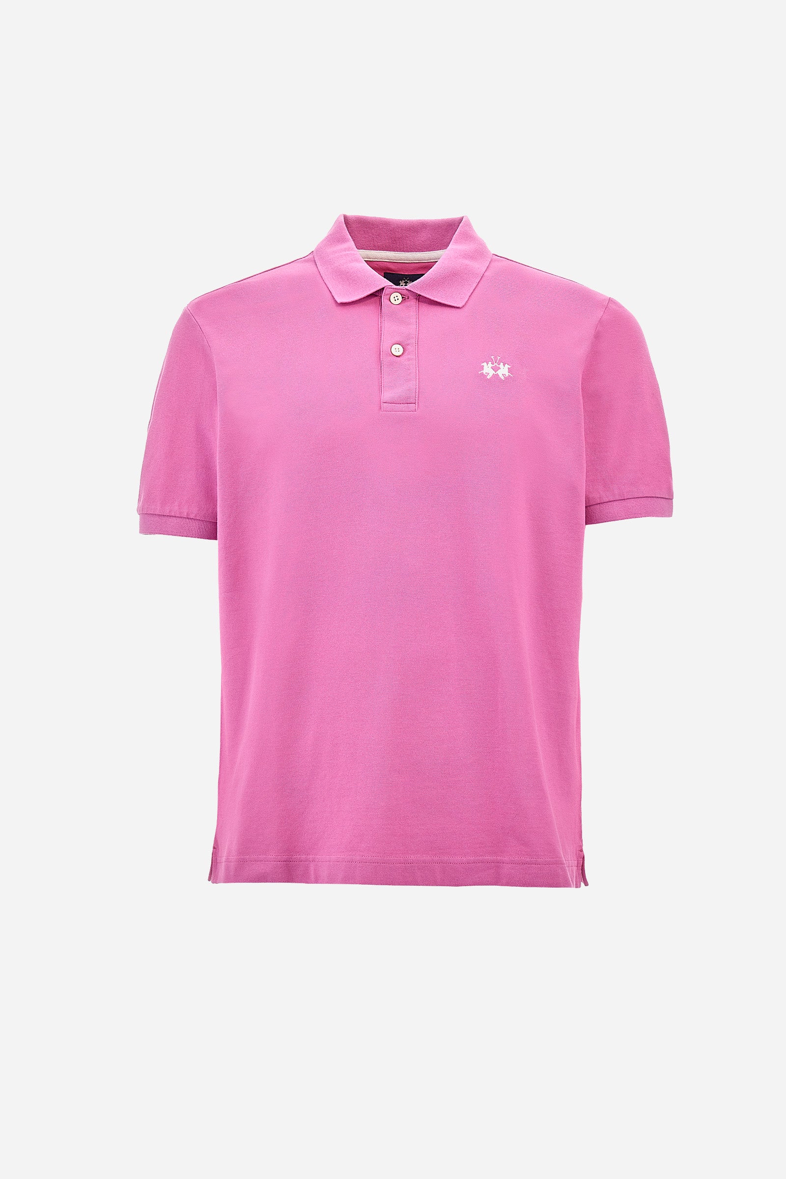 Polo da uomo a maniche corte regular fit - Tex - Lilac Rose