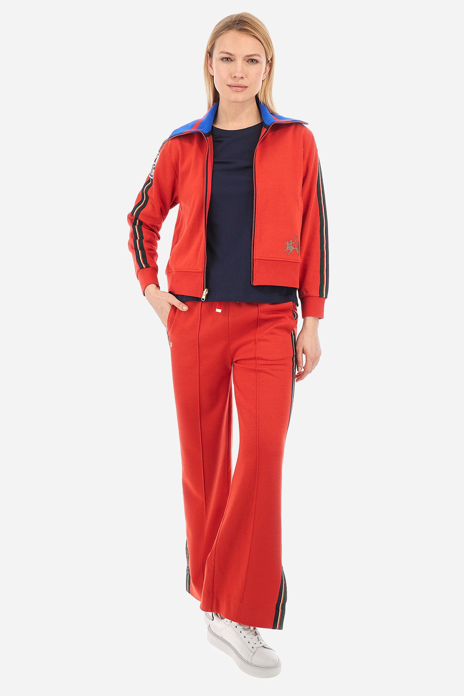 Felpa donna regular fit - Wanona - Barbados Cherry