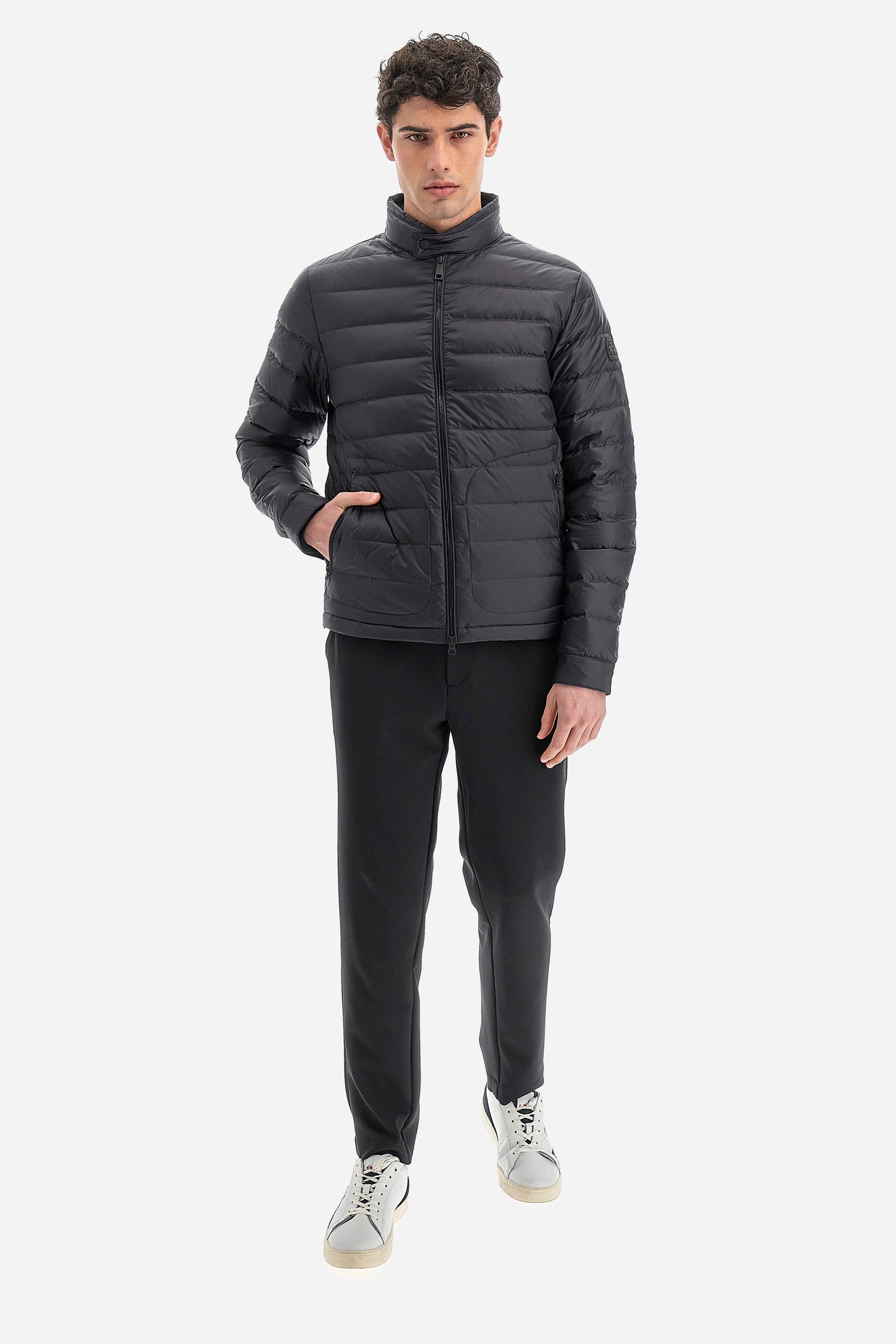 Outdoor giacca uomo regular fit - Way - Black