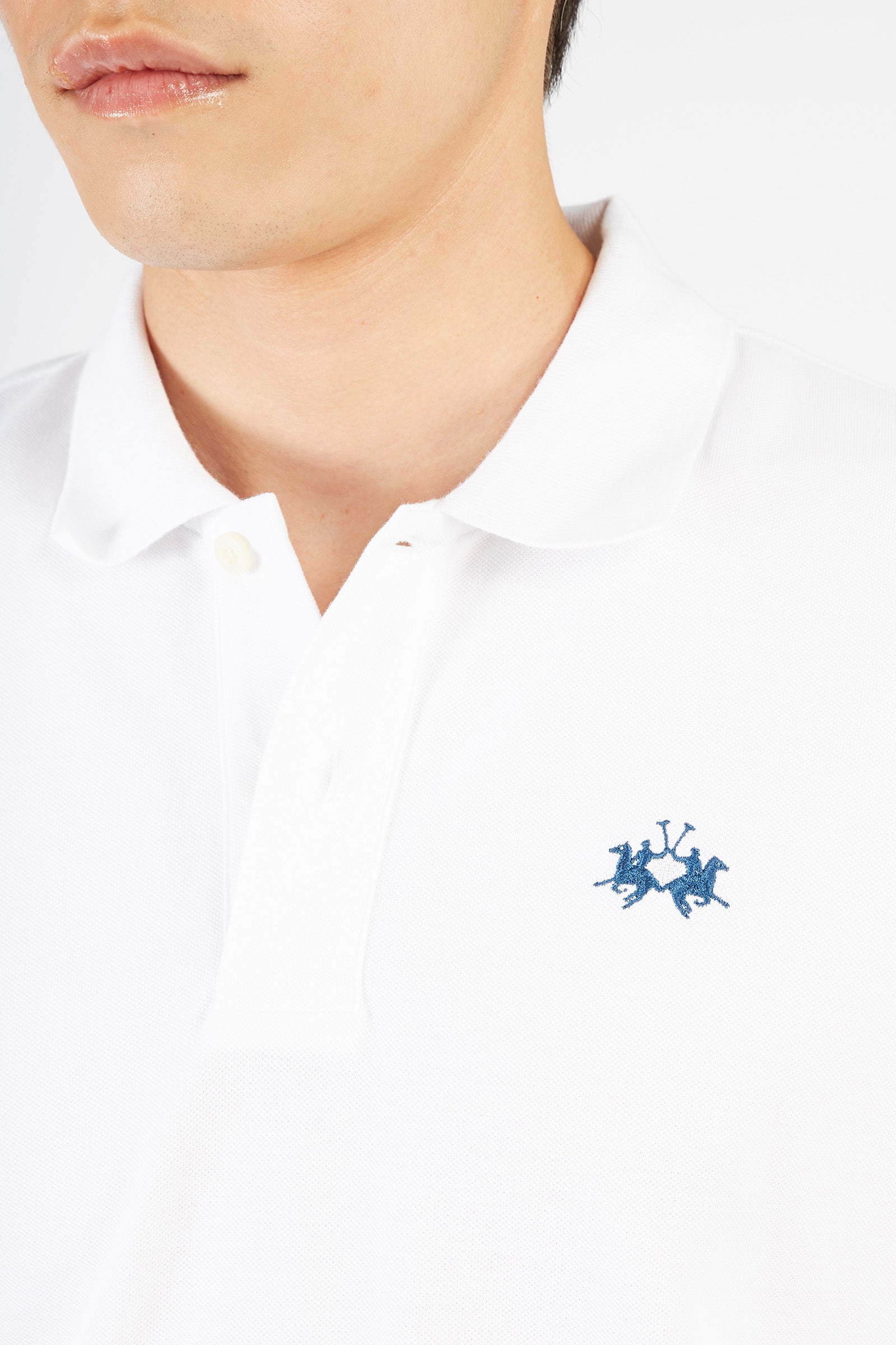 Kurzarm-Poloshirt mit geradem Schnitt für Herren - Tex