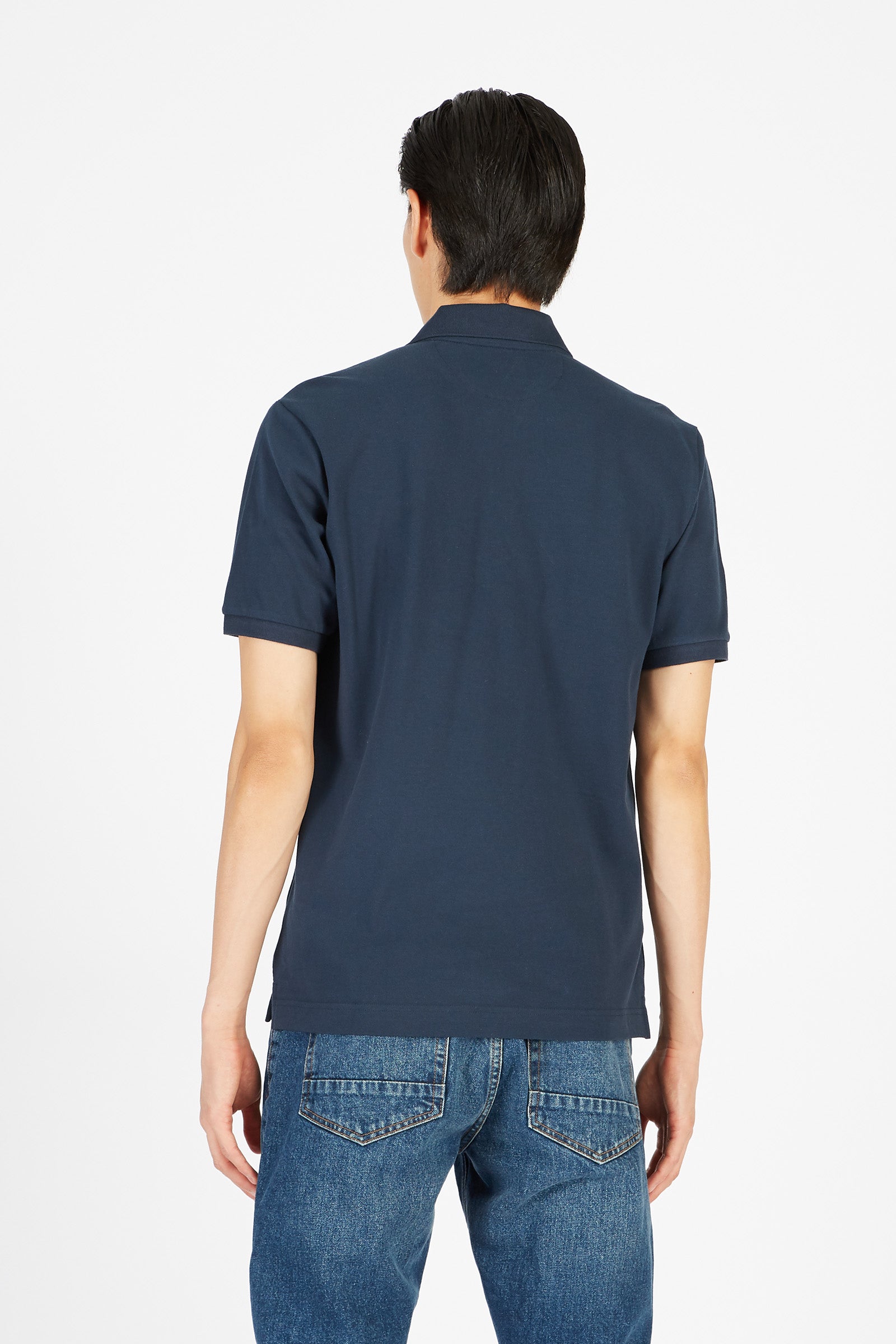 Polo da uomo a maniche corte regular fit - Tex - Navy