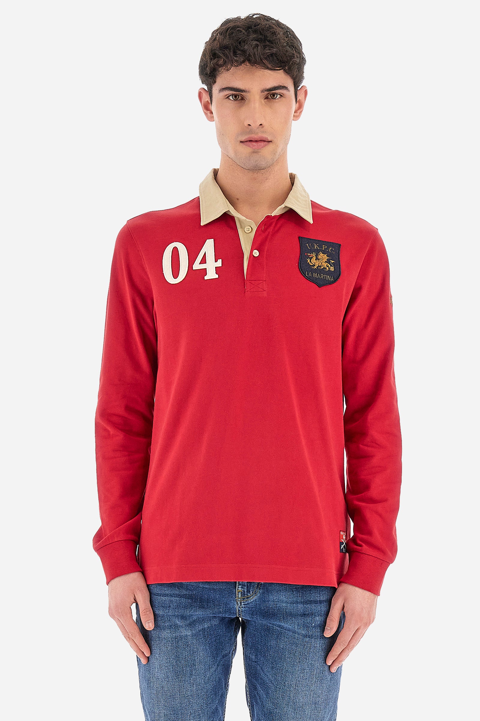 Polo uomo regular fit - Waldemar - Barbados Cherry