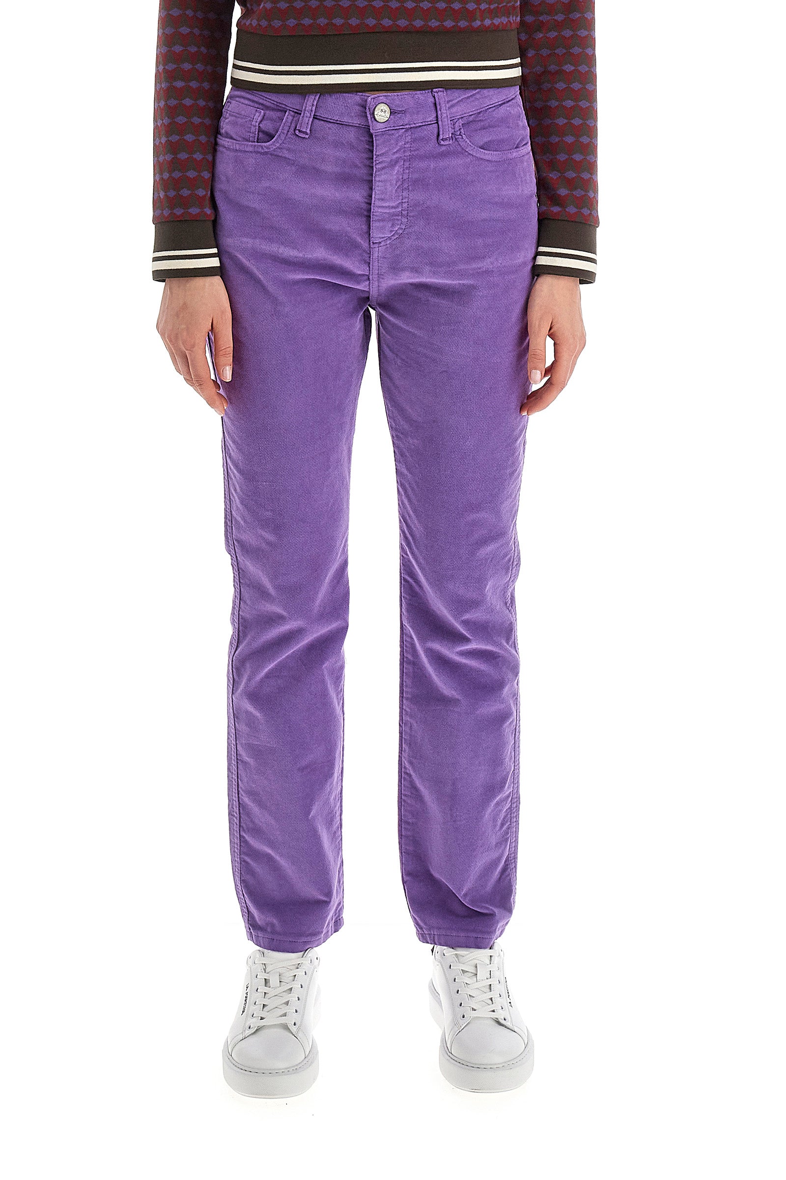 Pantaloni donna regular fit - Wayte - Tillandsia Purple