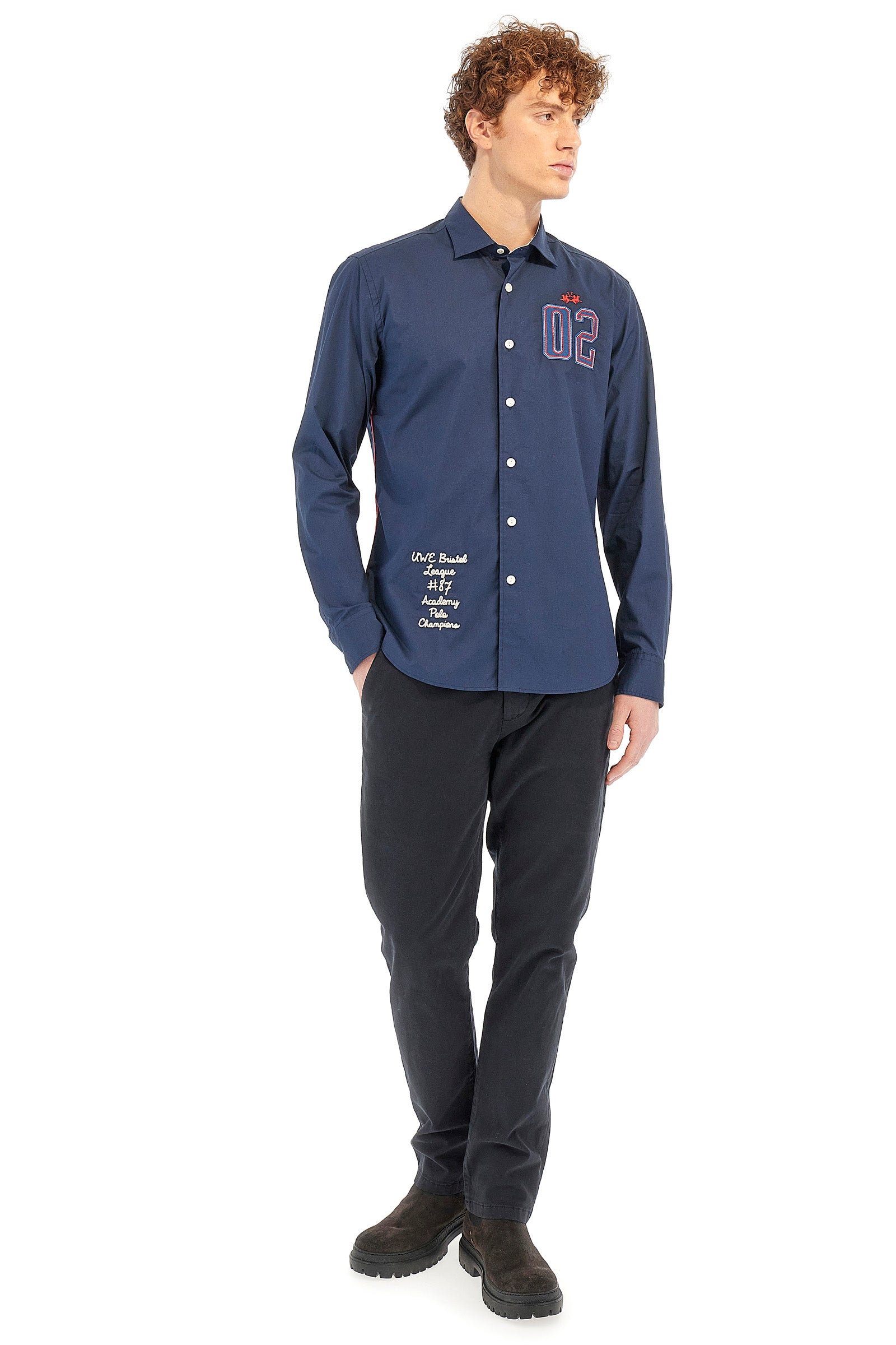 Camicia uomo regular fit - Whitman - Navy