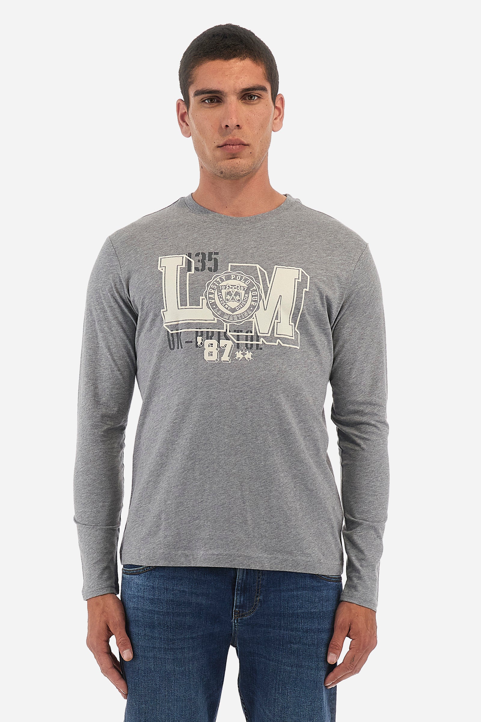 T-shirts uomo regular fit - Weber - Medium Heather Grey