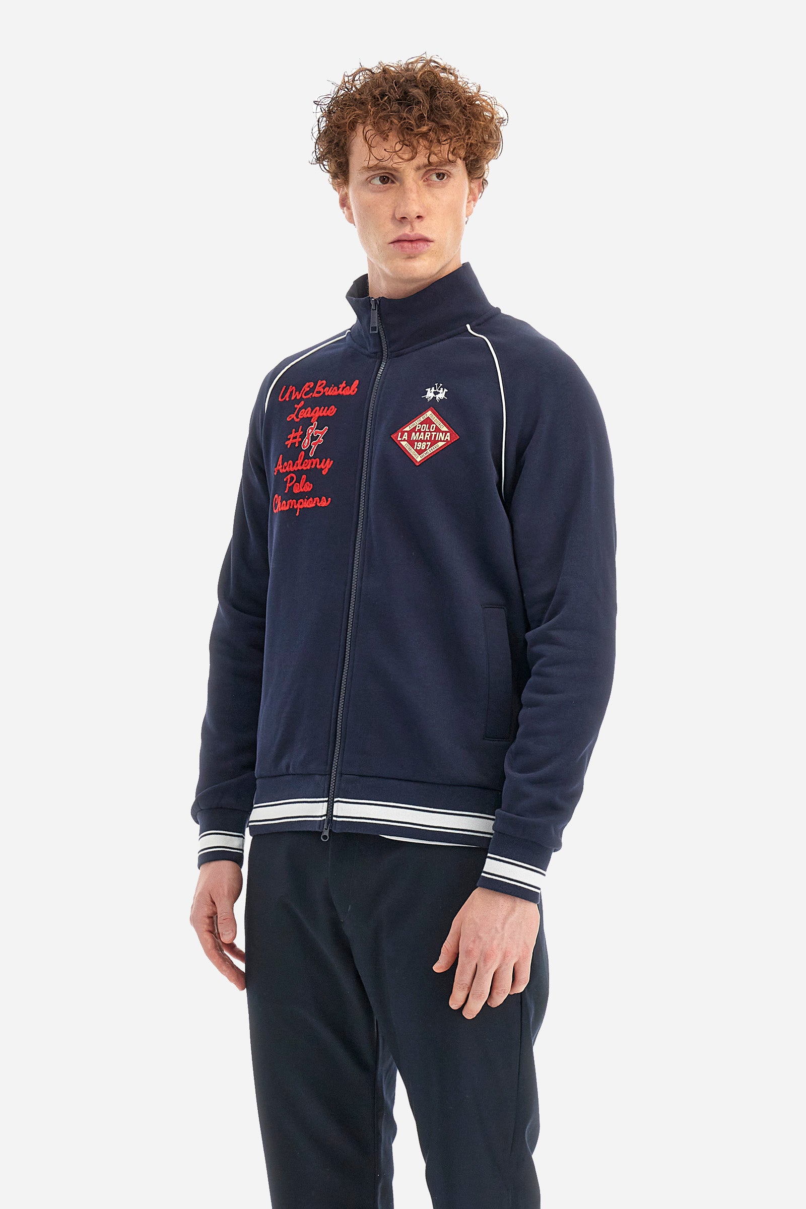 Felpa uomo regular fit - Willeen - Navy/Navy