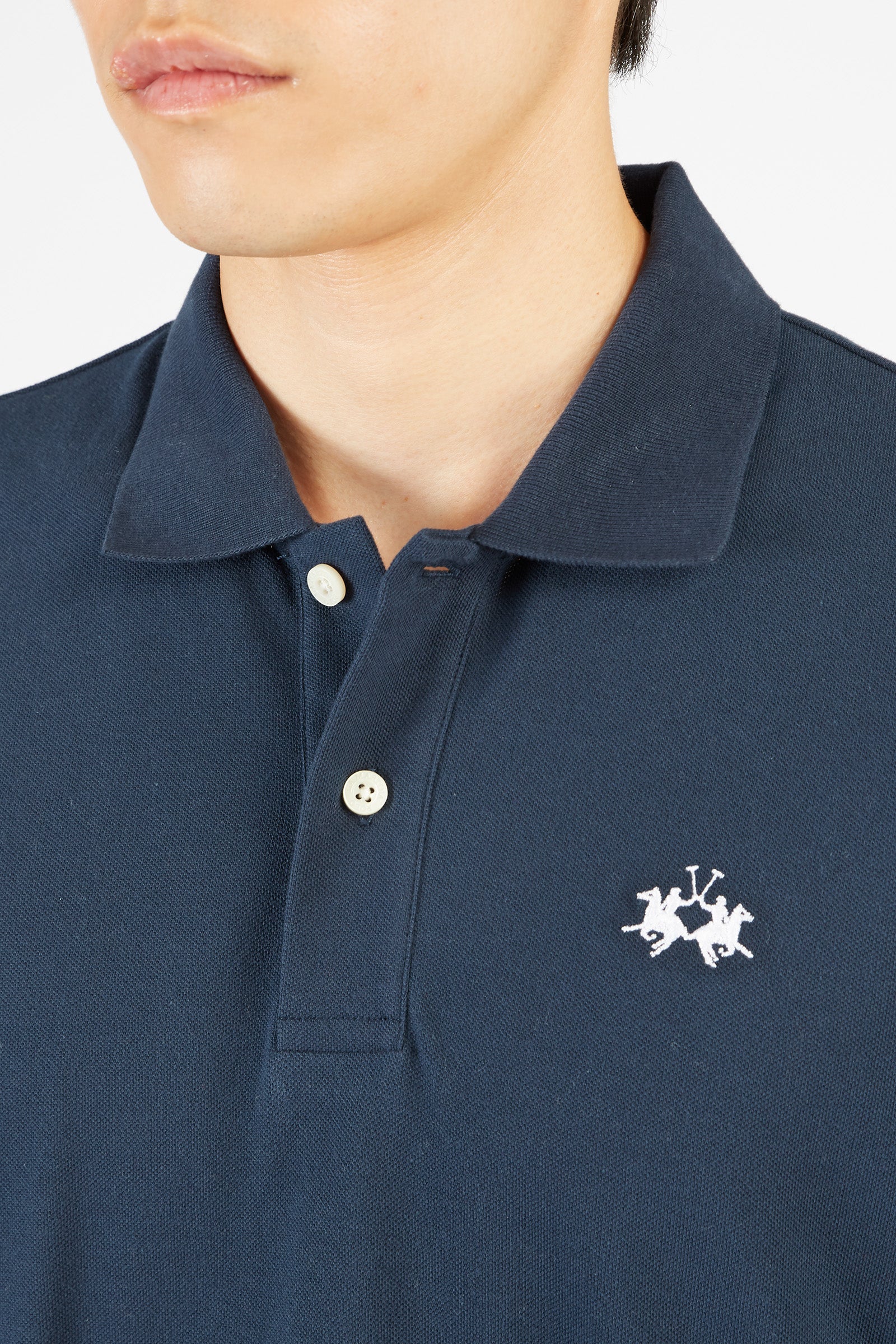 Polo da uomo a maniche corte regular fit - Tex - Navy